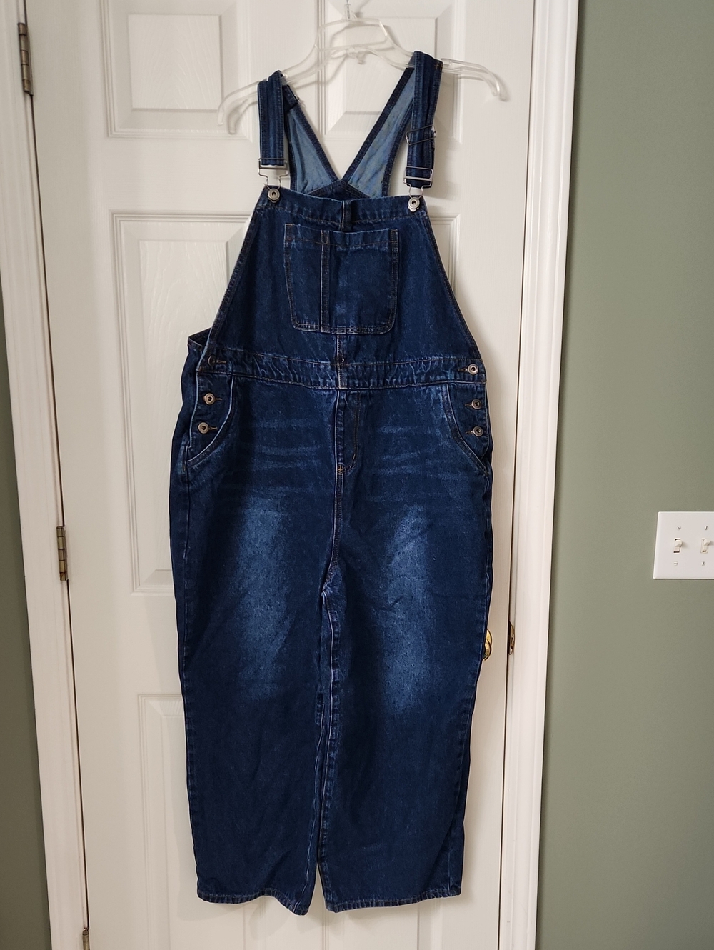 Dark Blue Denim Women’s Overalls